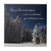 Glory aan God - Luke 2:14 Tegeltje (Voorkant)