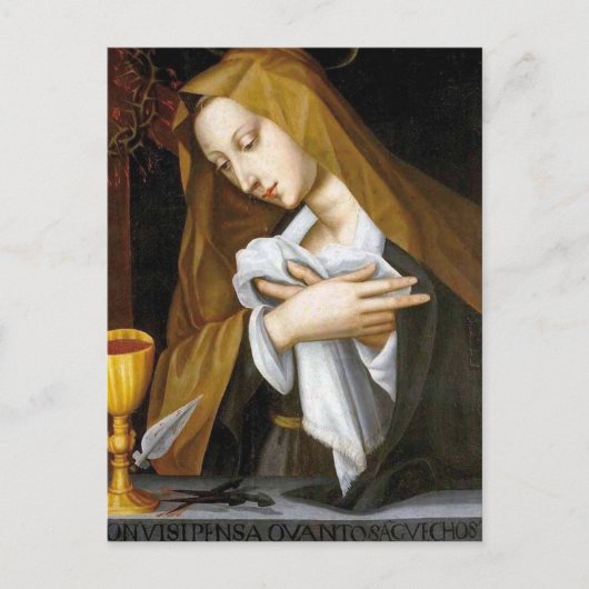 Glory aan Mary Briefkaart (Voorkant)