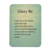 GLORY BE (CATHOLIC PRAYER) MAGNEET (Verticaal)