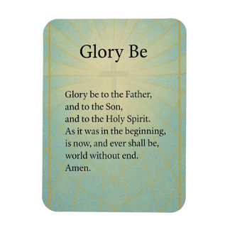 GLORY BE (CATHOLIC PRAYER) MAGNEET