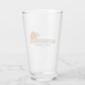 Glory Beach Georgia Sun Palm Trees Glas (Achterkant)