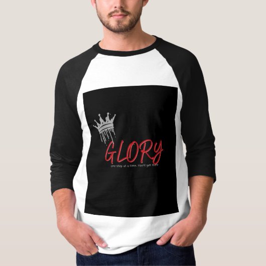 Glory Crown Grafisch Baseball T-shirt (Voorkant)