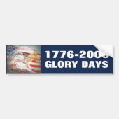 Glory Days Bumpersticker (Voorkant)