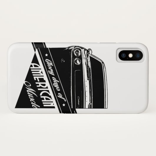 Glory Days of Muscle Case-Mate iPhone Case (Achterkant (horizontaal))