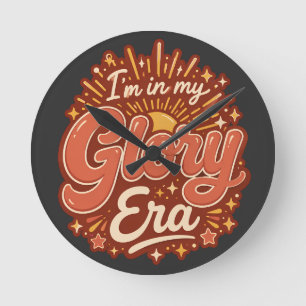 Glory Era Christelijk Geloofsgebaseerd Retro Relig Ronde Klok