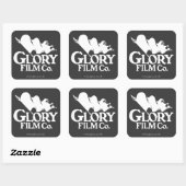 Glory Film Co. Logo Stickers. Vierkante Sticker (Vel)