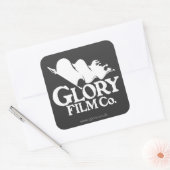 Glory Film Co. Logo Stickers. Vierkante Sticker (Envelop)