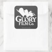 Glory Film Co. Logo Stickers. Vierkante Sticker (Tas)