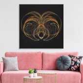 Glory Fractal Fijne Kunst op Canvas Afdruk (Insitu (Woonkamer))