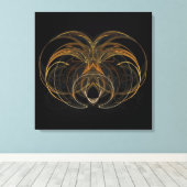 Glory Fractal Fijne Kunst op Canvas Afdruk (Insitu (Houten vloer))