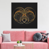 Glory Fractal Fijne Kunst op Canvas Afdruk (Insitu (Woonkamer))