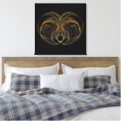Glory Fractal Fijne Kunst op Canvas Afdruk (Insitu (Slaapkamer))