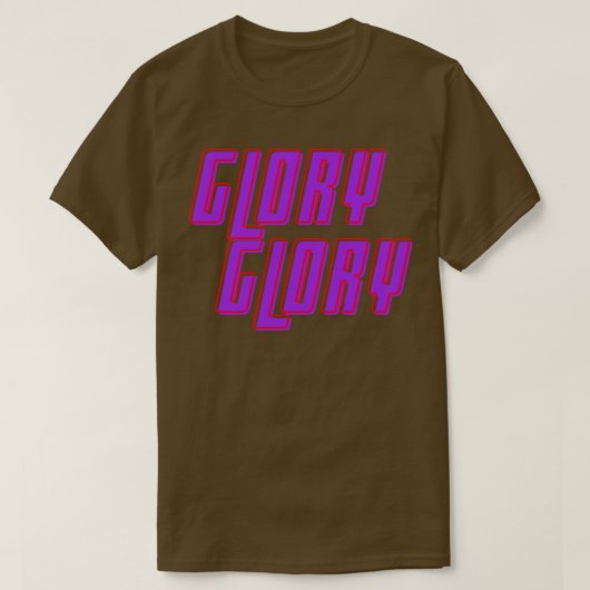Glory Glory T-shirt (Design voorkant)