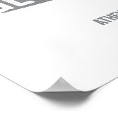 Glory (grijs) poster (Hoek)