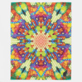 Glory Kaleidoscope Fleece Blanket (Voorkant)