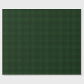 Glory KerstGreen Tartan Cadeaupapier (Vlak)