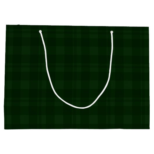 Glory KerstGreen Tartan Groot Cadeauzakje (Achterkant)