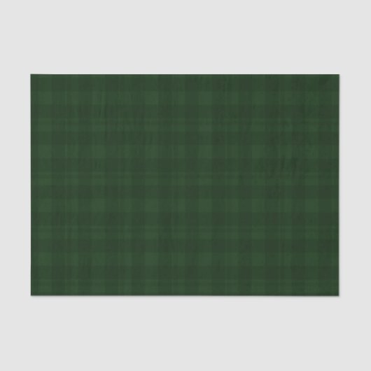 Glory KerstGreen Tartan Tissuepapier (Voorkant)