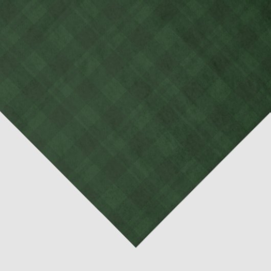 Glory KerstGreen Tartan Tissuepapier (Detail)