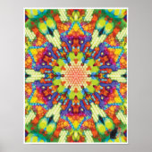 Glory Kinetic Collage Kaleidoscope Poster (Voorkant)