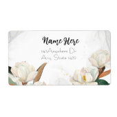 Glory Magnolia retour adres label (Voorkant)