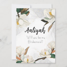 Glory Magnolia: word je bruidsmeisje? Kaart