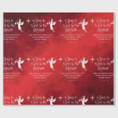 Glory naar God in de HIgest. Kerstmis   Cadeaupapier (Vlak)