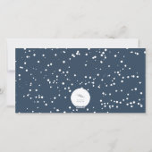 Glory naar God in het hoogste stijlvolle script 7  Feestdagenkaart (Achterkant)