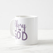 Glory naar God Mok (Voorkant links)