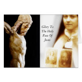 Glory naar het heilige gezicht van Jezus (Voorkant Horizontaal)