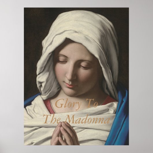 Glory naar Madonna Poster (Voorkant)