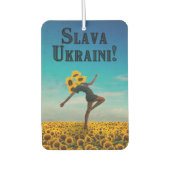 Glory naar Oekraïne! Slava Ukraine! Luchtverfrisser (Voorkant)