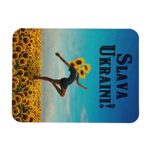 Glory naar Oekraïne! Slava Ukraine! Magneet (Horizontaal)