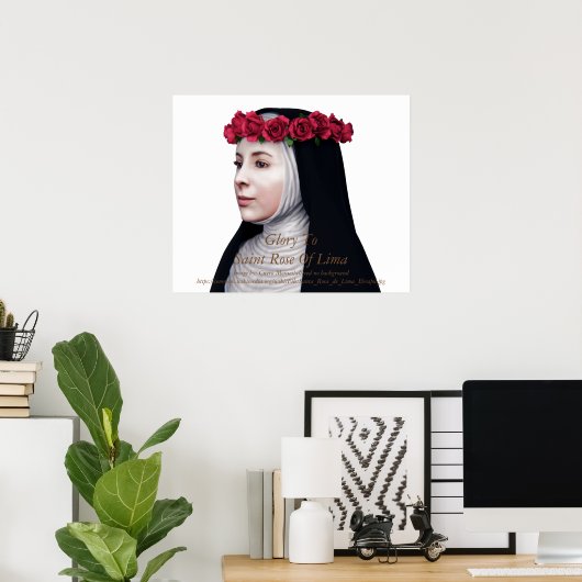 Glory naar Saint-Roos van Lima Poster (Thuiskantoor)