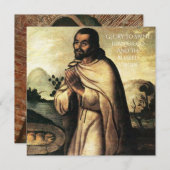 Glory naar Sint Juan Diego en de verslapte maagd Feestdagenkaart (Voorkant / Achterkant)