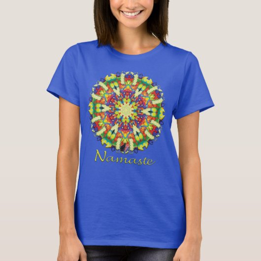 Glory Namaste Kaleidoscope T-Shirt (Voorkant)