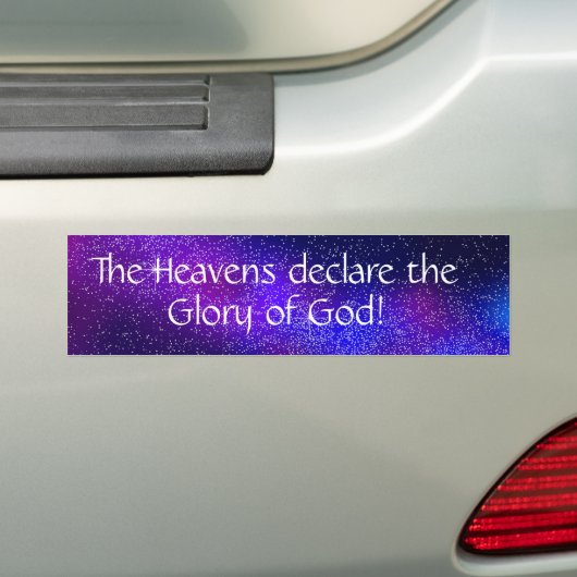 Glory of God Bumpersticker (Op auto)