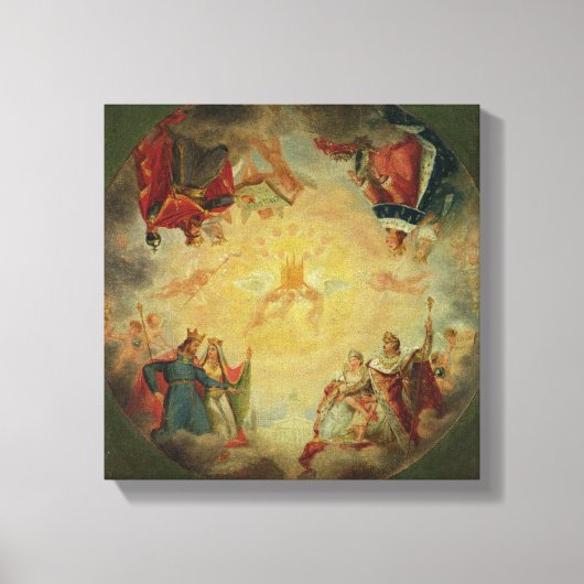 Glory of St. Genevieve Canvas Afdruk (Voorkant)