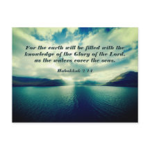 Glory of the Lord, Bible Verse, Habakkuk 2:14