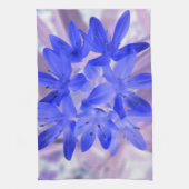 Glory of the Snow Shocking Blue Kitchen Towel Theedoek (Verticaal)