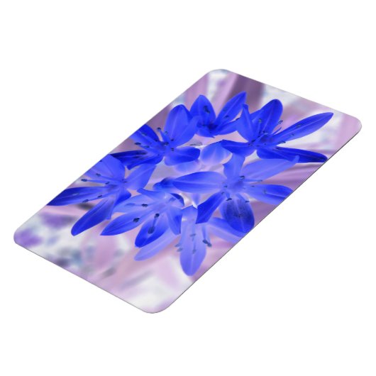 Glory of the Snow Shocking Blue Premium Magnet Magneet (Linkerzijde)