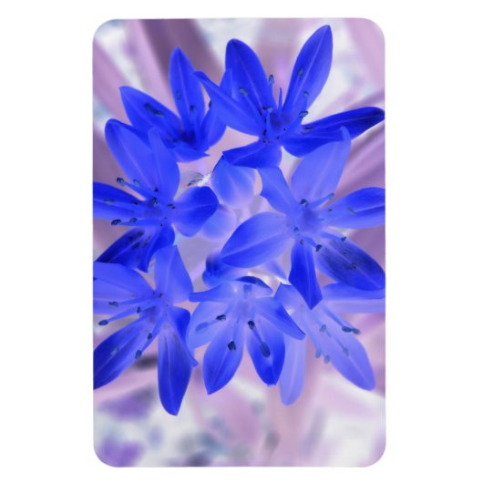 Glory of the Snow Shocking Blue Premium Magnet Magneet (Verticaal)
