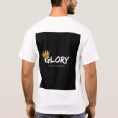 Glory One Step at a Time Motivatie T-shirt (Achterkant)
