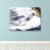 Glory over de Stille Oceaan Canvas Afdruk (Insitu (Houten vloer))