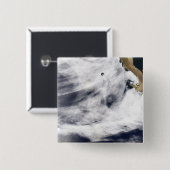 Glory over de Stille Oceaan Vierkante Button 5,1 Cm (Voorkant /achterkant)