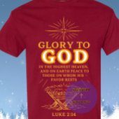 Glory to GOD - Christmas T-shirt