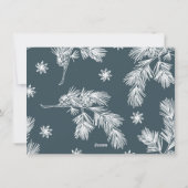 Glory to God Hand Lettered Kerstfeestay Foto Feestdagenkaart (Achterkant)