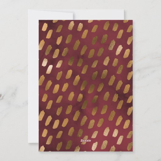 Glory To God In The Highest Christmas Feestdagenkaart (Achterkant)