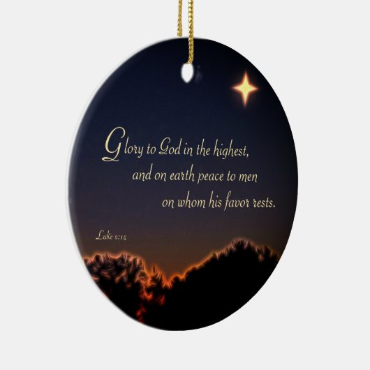 Glory to God Keramisch Ornament (Rechts)