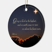 Glory to God Keramisch Ornament (Links)